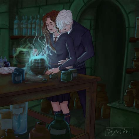 Draught of Dreams | Dramione fan art, Draco malfoy fanart, Draco and hermione fanfiction