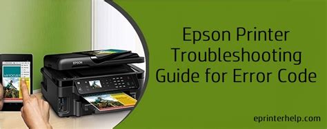 Epson Printer Troubleshooting Guide for Error Code