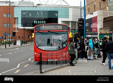 No 59 bus stopped at Moor Street Queensway, Birmingham UK Stock Photo - Alamy