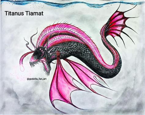 Godzilla.fan.art.’s Instagram post: “Titanus Tiamat is makes it's way in mass awakening ...