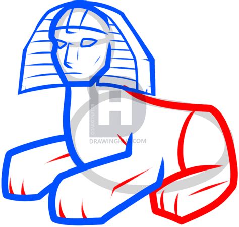 Egyptian Sphinx Drawing | Free download on ClipArtMag