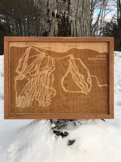 Loon Mountain Ski Trail Map - Etsy