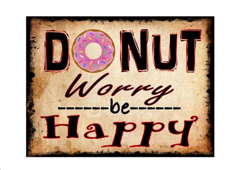 Vintage Style Donut Sign Wall Plaque Kitchen Sign – The Rooshty Beach