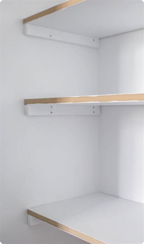 How to build cheap and easy DIY closet shelves - Lovely Etc.