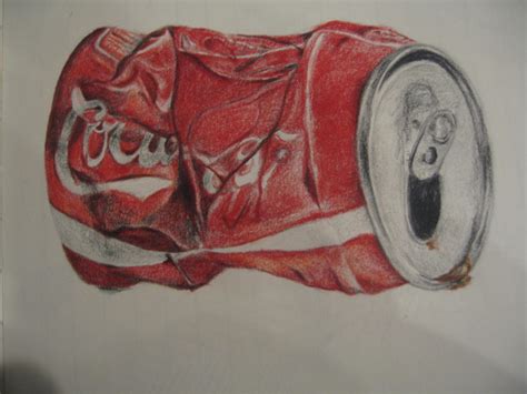 crushed coke can by agsxx on DeviantArt