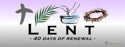 Lent - 40 Days of Renewal. Lenten Facebook Cover on embeddedfaith.org | Cover pics for facebook ...