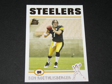 Ben Roethlisberger Rookie Card - Baseball & Football Cards