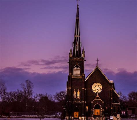 Church at Sunset Photograph by Shari Brase-Smith - Fine Art America