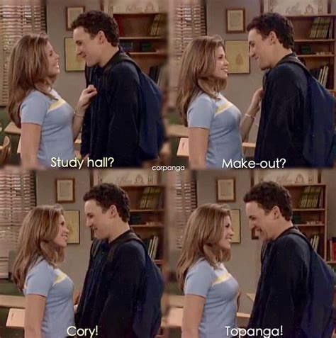 Cory and Topanga - Boy Meets World | Boy meets world, Girl meets world ...