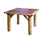 Rustic 7 pc Solid Wood Dining Table & Chair Set - Rustic - Dining Sets - Austin - by Sierra ...