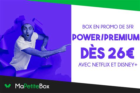 SFR Power et Premium : les 2 box en promo de SFR dès 26€