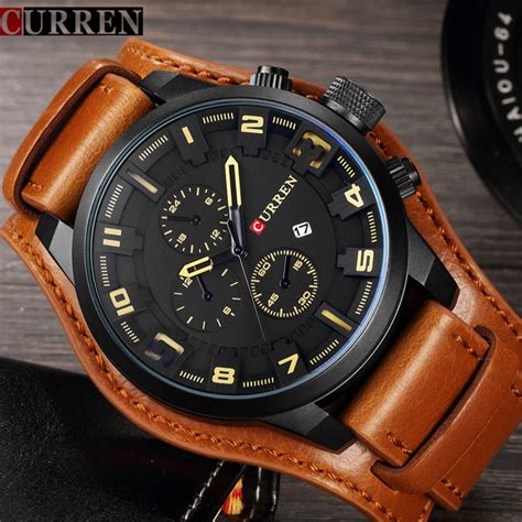 Curren Men's Casual Sport Quartz Watch Mens Watches Top Brand Luxury ...