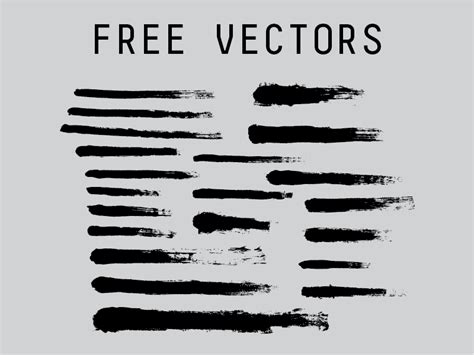 Free Vector Brush Strokes | Vector brush, Vector free, Brush strokes