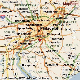 Woodbury Heights, New Jersey Area Map & More