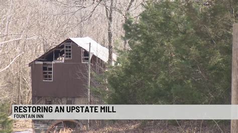 Fountain Inn leaders begin restoration efforts on historical mill - YouTube