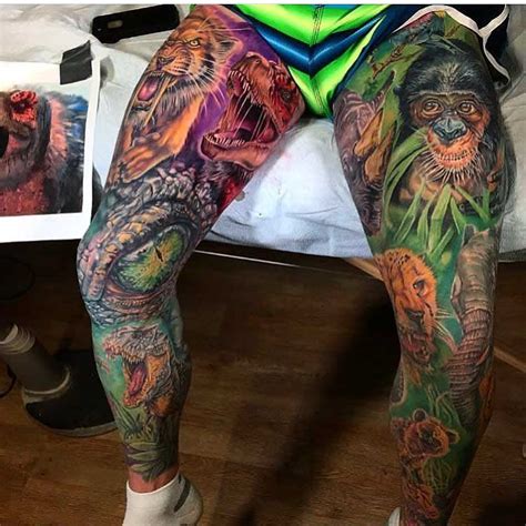 Wildlife Sleeve Tattoos