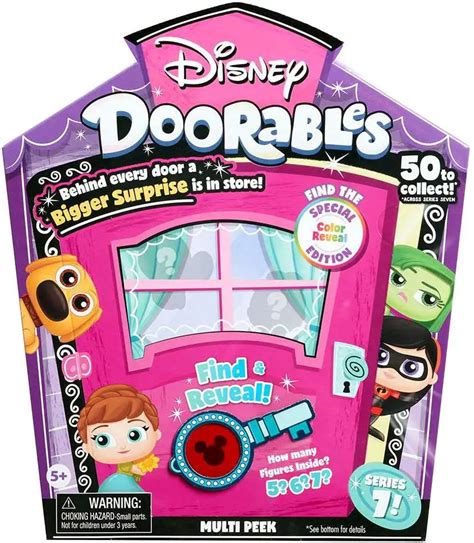 Disney Doorables Series 7 MULTI Peek Mystery Pack 5, 6 or 7 RANDOM ...