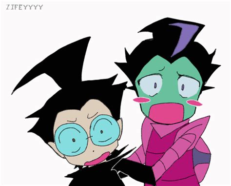 Invader Zim Invader Zim Dib GIF - Invader zim Invader zim dib Dib membrane - Discover & Share GIFs