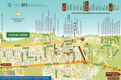 Playa del Carmen Map and Hotel Map - Free Download