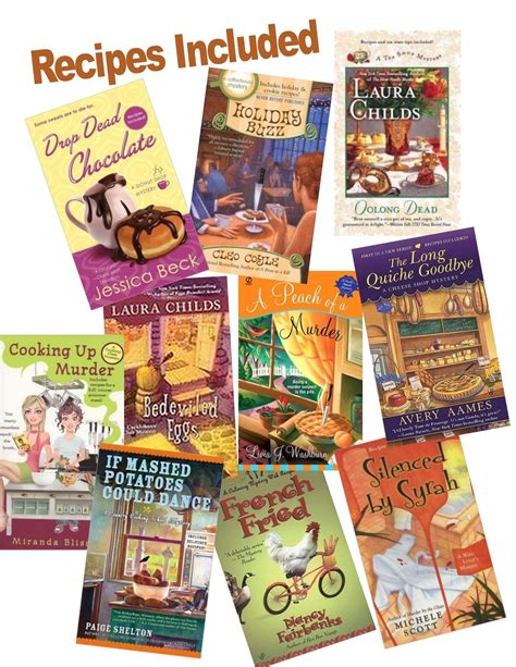 Cozy Mysteries that come with recipes found in the book Cozy Mystery Series, Cozy Mystery Books ...