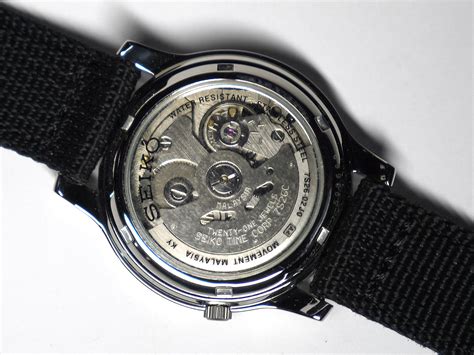 Seiko 5 SNK809 Automatic Stainless Steel Watch with Black Canvas Strap ⋆ High Quality Watch Gallery