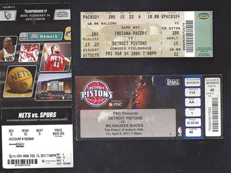 Lot Detail - 2006 - 2011 NBA pro Basketball Lot # 2 of (7) Tickets