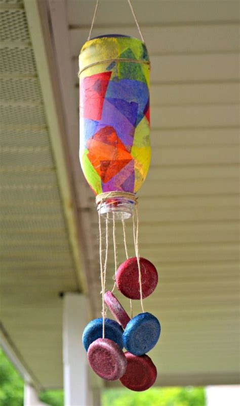 Wind Chime from a Tea Bottle Diy Crafts For Teens, Diy For Kids ...