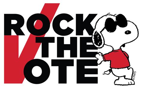 Peanuts Rock The Vote Logo – Current PR