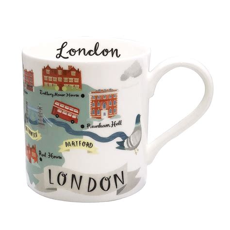 London Icons Infographic Mug