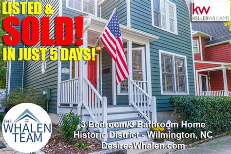 SOLD! Historic District Home in Downtown Wilmington NC!