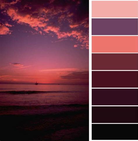 Pin by Total Framing on The Color of it All | Sunset color palette, Red ...