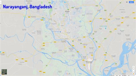 Narayanganj Map - Bangladesh