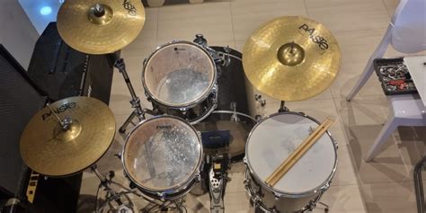 Yamaha Drum Set, Hobbies & Toys, Music & Media, Musical Instruments on ...