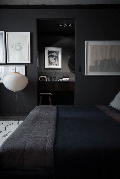 black interior - Tìm với Google | Black walls bedroom, Bedroom interior, Home decor bedroom