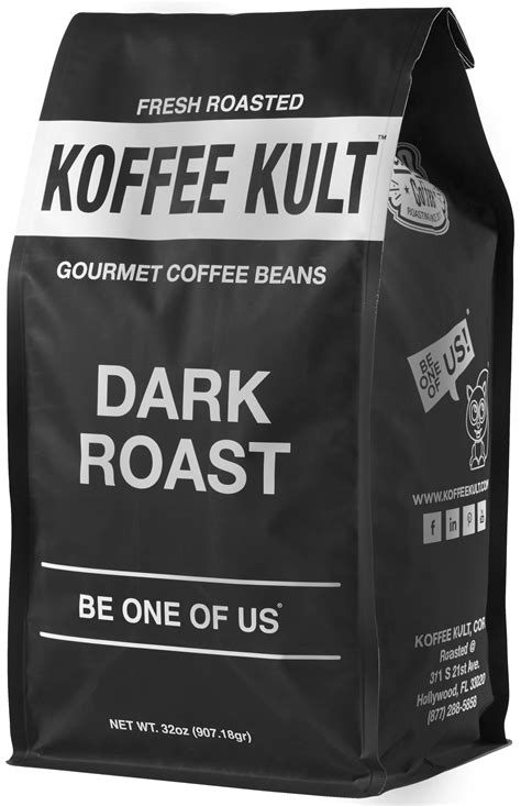 Dark Roast Coffee Beans in 2021 | Coffee bag design, Coffee, Gourmet coffee beans