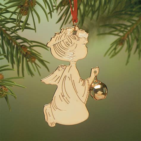 Personalized Angel Ornament Ð Brass Angel Ornaments