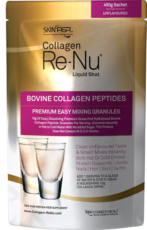 Collagen Bovine Peptides Powder Hydrolysed Hair Skin Nails Joints UK ...