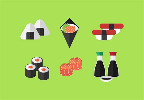 Vector Sushi 108468 Vector Art at Vecteezy