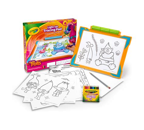 Trolls Light Up Tracing Pad for Kids | Crayola