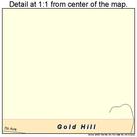 Gold Hill Oregon Street Map 4129950