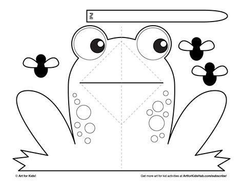 Easy Pop-Up Frog - Art For Kids Hub