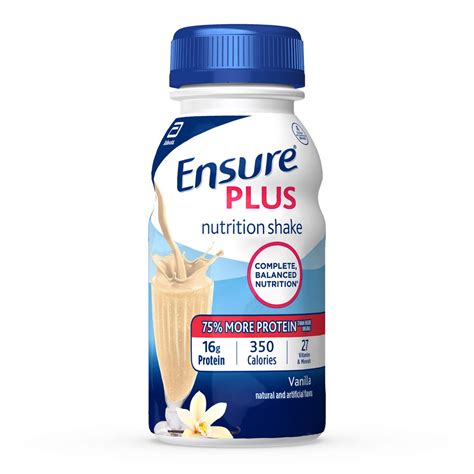 Buy Ensure Plus tion Shake With 16 Grams of Protein, Meal Replacement ...