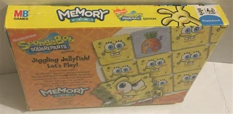 Nickelodeon Memory Game: Spongebob Squarepants Age: 3+ **New/Never ...