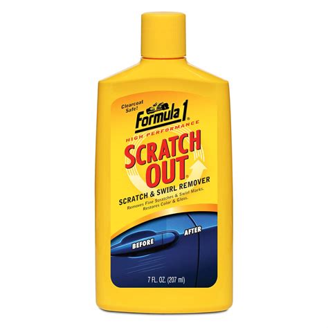 Formula 1 Scratch Out - Scratch Remover for All Auto Paint Finishes - 7 oz. Liquid Wax, 615011 ...