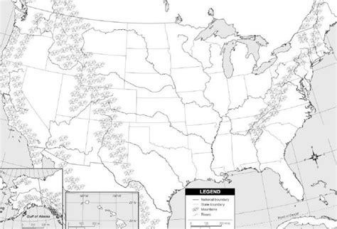 US Geography Map Rivers, Mountains, Lakes and Oceans Diagram | Quizlet