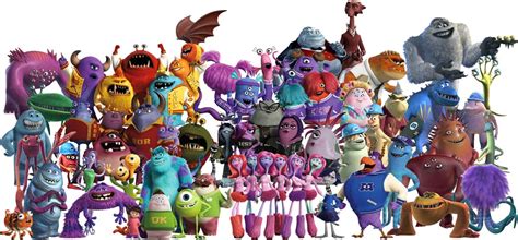 Characters of Monsters Inc. : r/Pixar