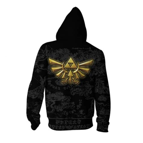 The Legend of Zelda Hoodie - The Legend of Zelda Zip Up Hoodies Jacket Cosplay - Hhoodie.com