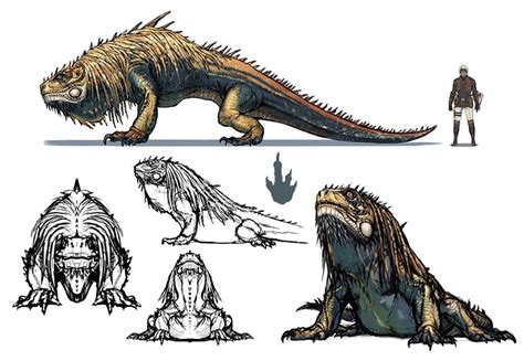 Great Jagras Concept Artwork - Monster Hunter: World Art Gallery ...