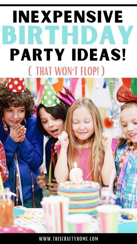 Looking for some budget birthday party ideas? Take a look at these frugal birthday party tips ...