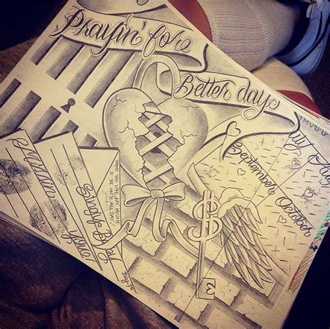 Jail Chicano Love Art Drawings - Download Free Mock-up